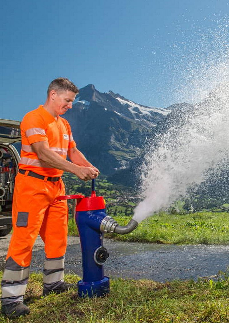 Mesure de débit à l'hydrante