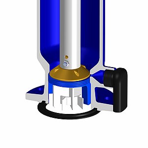 Valvola principale PI-Radiale, posizione base